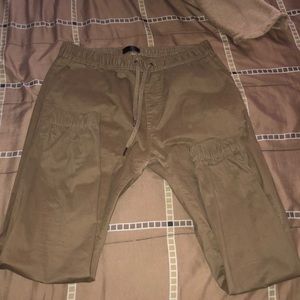 Khaki joggers